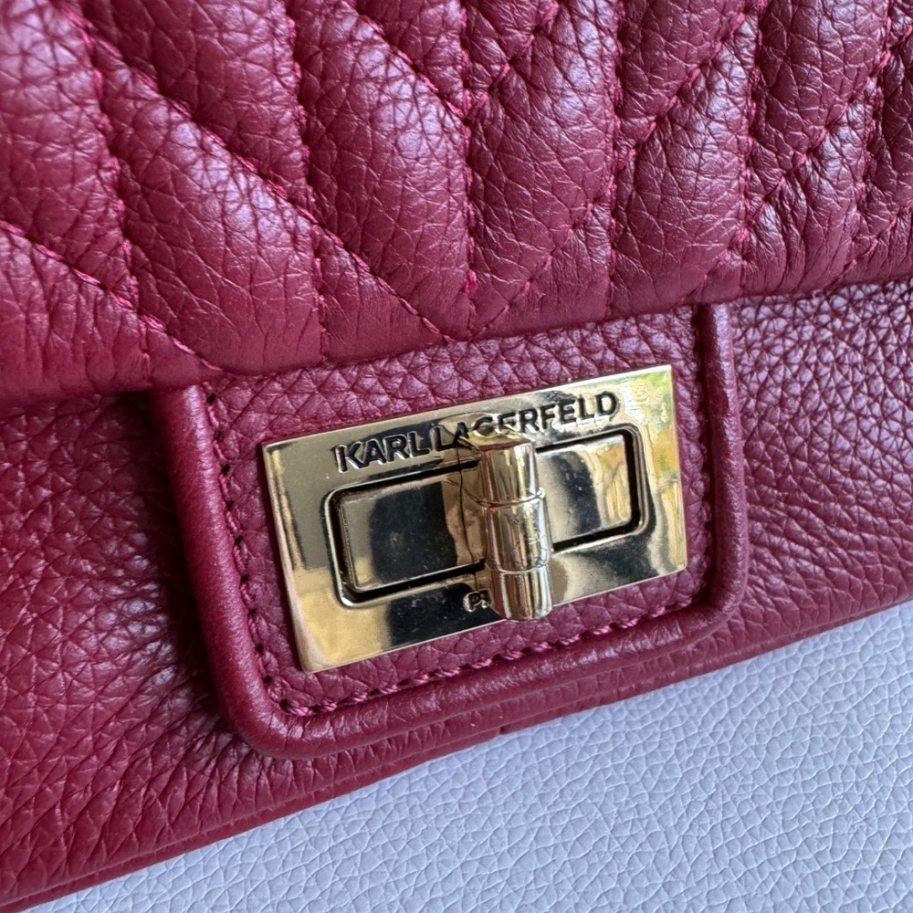 Karl Lagerfeld Red Crossbody Bag - Picture 6 of 16